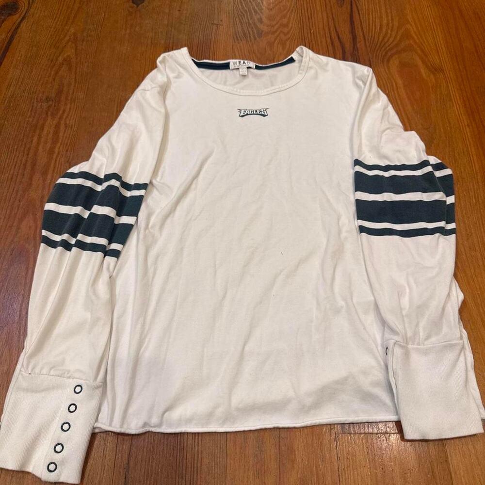 WEAR by Erin Andrews Philadelphia Eagles Long Sleeve Top Women’s Plus 1X NFL